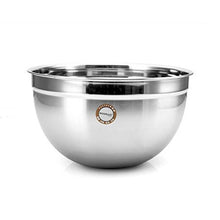 Weq Lavabo Rotondo in Acciaio Inox 304, lavabo, lavabo, zuppa, lavabo, lavabo, Verdure, condimento, pentole più Spesse 24 cm.
