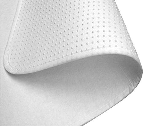 Tauro Coprimaterasso con Gommini, Tessuto, Bianco, 90 x 200 cm