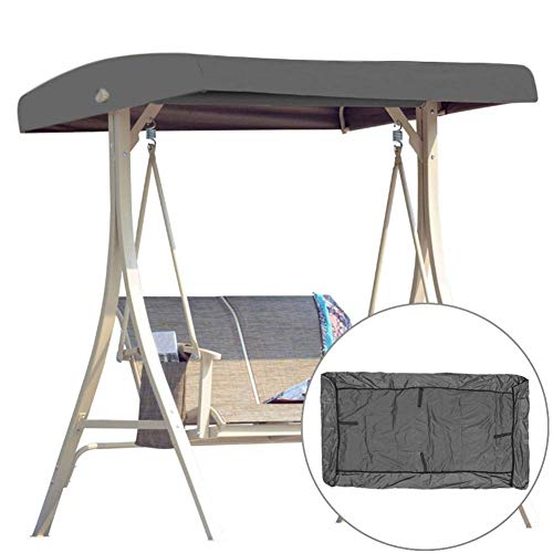 WitIwinna - Copertura superiore di ricambio per sedia a dondolo WitIwinna impermeabile con 4 tasche angolari rinforzate, per giardino, cortile, cortile, PorcIwinna (191 x 120 x 18 cm)