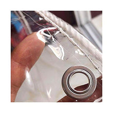 Telone Trasparente Telone PVC Pesante, Teloni Impermeabili Trasparenti con Asola, La Dimensione può Essere Personalizzata (Size : 1.5x3.5m)