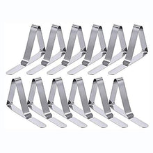 GAKIN - Set di 12 mollette per tovaglia da picnic, in acciaio INOX, per picnic, in stile picnic