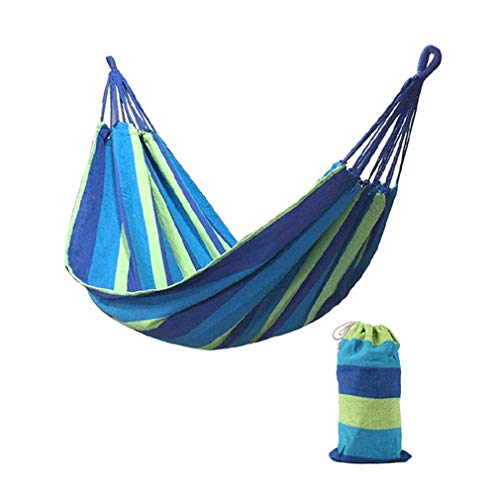 Amaca 280 * 80 Cm 2 Persone Amaca A Righe All'aperto Per Il Tempo Libero Letto In Tela Ispessita Letto Sospeso Per Dormire Amaca Altalena Per Il Campeggio