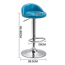 Counter Seat Sgabelli da bar colazione pranzo Sgabelli di Isola della cucina Bancone Sgabelli con registrabile girevole di gas dell'elevatore di acciaio poggiapiedi & Base per Home Breakfast Bar Banco