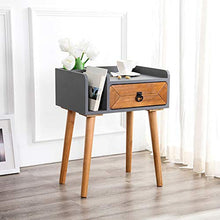 H-Comodini Camera Tavolino Laterale Comodino Nordic Legno Solido da Letto Comodino Piccolo Gabinetto Bagagli Comodino Governo di Immagazzinaggio (Size : Left)