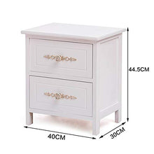 Comodino Casa Camera Accessori Ufficio universitaria effetto legno Accent Mobili in legno Comodino con 2 cassetti Comodino Mobili ed accento End Table del torace tavolini set comodino lato letto
