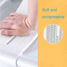 AGWa Bagno Sgabelli Strumento medico - Montaggio libero/doccia Sgabello Panchina/Con Anti-Slip gomma Consigli/per la sicurezza e la stabilità,bianca