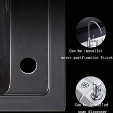 YUESFZ Lavabi Tavolo di Lavaggio della Cucina E della Frutta della Cucina Domestica del Salone Lavabo in Bagno, Bagno, WC Lavabo in Polvere (Color : Black, Size : 80 * 46cm)
