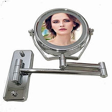 Specchio per il trucco a parete con luci Specchio per il trucco a LED True Image + ingrandimento 7X Specchio da bagno estensibile girevole su due lati, Specchio da parete per la rasatura, Specchio per