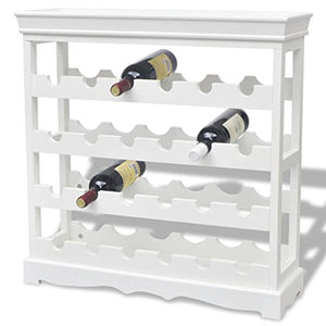 Tidyard Cantinetta Portabottiglie Vino Abreu Bianca,Mobile Porta Bottiglie Vino Bianco Moderno,Porta Bottiglie Vino Bianco Moderno,Porta Vino Bianco Modeno 70x22,5x70,5 cm