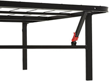 Amazon Basics - Base pieghevole per materasso, si monta senza attrezzi, con spazio di conservazione sottostante, 90 x 190