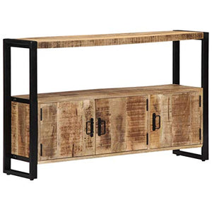 SKM Armadietto 120x30x75 cm in Legno Massello di Mango