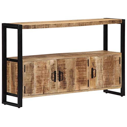 FAMIROSA Armadietto 120x30x75 cm in Legno Massello di Mango