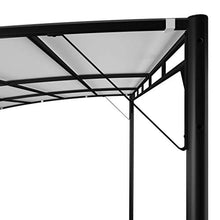 Tidyard Tenda Parasole da Giardino Crema/Antracite,Gazebo Pergolato da Giardino per Esterno 3x3x2,25 m/4x3x2,25 m/6x3x2,25 m