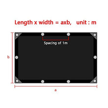 Rete ombreggiante HUAHUA Tenda a Vela Outdoor Rettangolare Tenda A Vela, Encrypted Protezione Solare E Anti-UV Cortile Serra Isolamento di Rete, Blu, 23 Formati (Size : 8x10m)