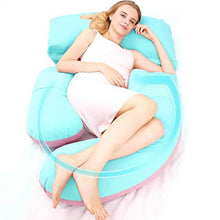 Cuscini di Gravidanza for Sleeping Nursing Pillow Importato Tridimensionale Nove buche Cuscino Cotone maternità Cuscini Corpo Pieno Sostegno e di Alimentazione del Bambino, D Huangwei7210