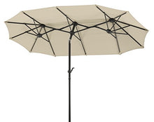 Schneider Schirme 746 – 02, Ombrello Salerno, colore: naturale, rettangolare, 300 x 150 cm