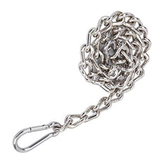 Omabeta, catena portante per esterni, semplice e durevole, utile catena da appendere, in acciaio INOX resistente, con estensione per cinghie di sospensione