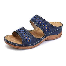 AFANG Sandali Zeppa Donna, Pantofole Plateau Moda Antiscivolo Resistenti all'Usura Sandali Viaggio Estivi Bocca Pesce, Moda Comode Morbido Antiscivolo Ciabatte Casa Infradito,D,38