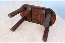 Sedia da Bar Sgabello Sedia Poggiapiedi Camera in Legno massello Panca in Legno Sgabello Basso in Legno Tavolino Quadrato Sgabello Sgabello casa Piccolo Banco di Legno QAF1015 (Size : 60 * 24 * 30cm)