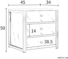 File cabinets Comodino tavolino Maniglia Comodino 2 cassetti Bagagli Struttura Sticker Moderno Semplice Camera Piccolo Locker Cassetti (Color : A)