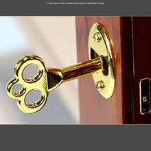 Armadietto per sigari vetrina per sigari set per fumatori di sigari in legno di cedro rifiuto di belladonna sigaro che si scioglie idratante sigillato (Color : Brown, Size : 31 * 28 * 49cm)