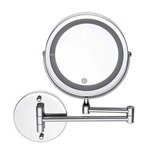 YHtech. LED 10X di ingrandimento Trucco rasatura Specchio da Toilette Bagno Montaggio a Parete a 360 °