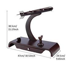 CYQ Portabottiglie in Legno Portabottiglie Portabottiglie Creativo per Vino Solido 47 x 24,5 x 38,5 cm Portabottiglie per Vino Rosso