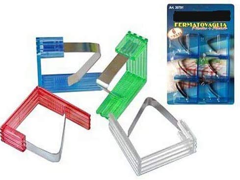 DOBO 12x Fermatovaglia plastica e Metallo tovaglie casa Giardino Gancio Tavolo Vento Clip Supporto per tovaglie