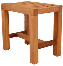 Sgabello per Sedile Doccia in Legno, Sgabello per Scarpe Antiscivolo per Doccia per carichi Pesanti 28 42 33 cm 0101