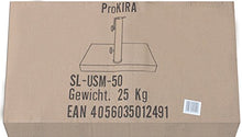 ProKIRA® - Supporto per ombrellone, 25 kg, per ombrelloni di diametro fino a 200 cm, in granito, rettangolare.