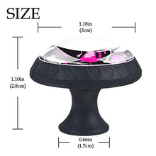 Fenicottero rosa 4 PCS Pomelli per Porta, Pomolo per Mobile, Pomelli per Mobili con Viti, Maniglia per Armadietto, Pomelli per Porta, Pomelli per Cassetti per Porta, Armadio, Cassetto e Credenza