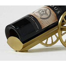 hongbanlemp Wine Bottle Holder Forma Cannon Rame Puro del Vino della casa della mensola Decorazioni, for la Cucina casa della Decorazione della Stanza