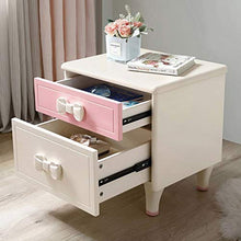 FAPROL Comodino Cameretta Bimba Comodini in Legno con Cassetti Comodini Bianchi per Camerette Maniglia A Prua Comodino Piccolo