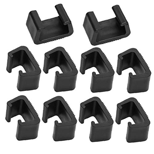 Clip Outdoor Furniture Patio Wicker clip di plastica Divano Connect Clamps per sedie mobili da giardino del sofà 10PCS 5.25CM