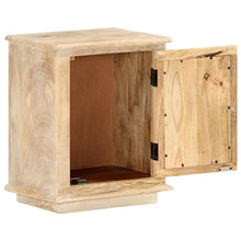 vidaXL Comodino 40x30x46 cm in Legno Massello di Mango