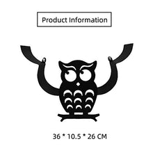 Porta rotolo di carta igienica a forma di animale, in metallo da parete, fino a 5 rotoli di carta, design decorativo con gufo di pecora, decorazione per interni e bagno