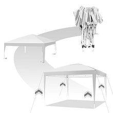 YUEBO Gazebo Richiudibile 3x3 m Pieghevole a Fisarmonica Gazebo Pieghevole Impermeabile Tendone da Esterno Tenda con Sacca
