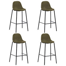 UnfadeMemory Set da Bar Set di mobili per Cucina, Mobili da Bar Tavolo 5 pz in Tessuto Marrone