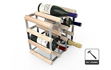 Rta From Samuel Groves - Cantinetta in legno di pino e acciaio zincato per 12 bottiglie, brown