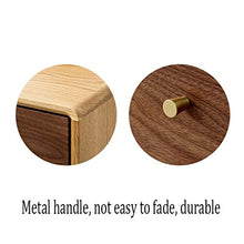 GXT WGZ- Comodino Camera Locker, Camera da Letto Comodino, Soggiorno Locker, Living Room Divano Fianco del Mobile (Color : Walnut Color)