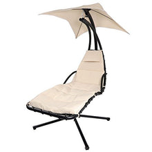 VERDELOOK Expo Infinity, Lettino Dondolo in Metallo Tubolare Verniciato, 145x140x205 cm