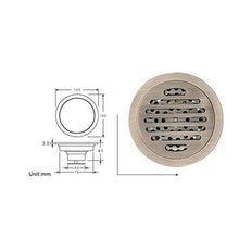 Nosterappou Scarico a Pavimento Anti-troppopieno Anti-troppopieno Anti-intasamento, Funzione di filtrazione e drenaggio Superiore - Adatto per Bagno, Cucina, Balcone, Zona Lavanderia