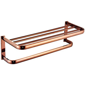LCBLC Portasciugamani Portasciugamani In Ottone Oro Rosa Portasciugamani 60 Cm