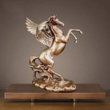 ERT resina artigianato creativo decorazioni per la casa ornamenti soggiorno vino armadio rack vino Pegasus 30 * 21 * 36 cm