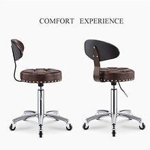 Poltrone Nubao Barber Chair Parrucchiere Sedia da Barbiere Sgabello di Sollevamento Retro presidenza Bellezza Sgabello, Blu (Color : Darkgreen)