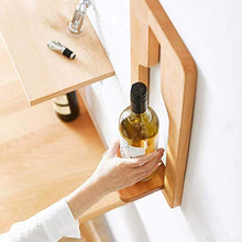 La bottiglia del supporto della cremagliera del vino ripiano Wine Rack Nordic Ristorante parete vino rack casa Hanging Rosso for Ccompliment qualsiasi spazio, Legno WTZ012