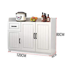 AFCITY Credenza Armadietto Legno Buffet Server Credenza Consolle Credenza Tavolo con armadi 1 cassetto per pranzare o Living Room (Color : Red, Size : 120x40x80cm)