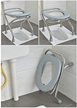 TUHFG Sgabello per Doccia Sgabello Doccia Sedia da Doccia in Acciaio Inox U Tipo Doppio Fibbia Sedia da Bagno Donna Incinta Donna anziana Sgabello Sgabello Doccia Sedia Doccia Doccia