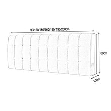 WENZHE Cuscino Testiera Letto Cuscini Lettura Capezzale, Fibra Superfine Pieno Non Crollato, Usato per Letto Matrimoniale Singolo, 10 Colori (Color : Pink, Size : 150x60x10cm)