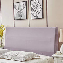 B Blesiya Protezione per La Testiera del Letto da Letto Elastica Antipolvere Elastica - Viola Chiaro, 180 cm